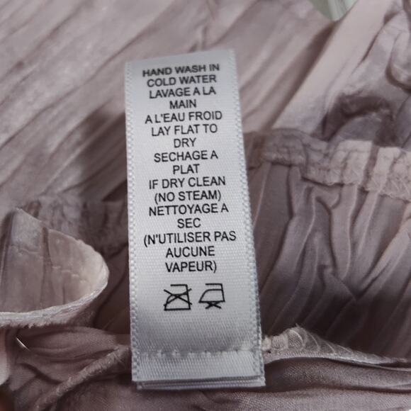 Komarov 2-Piece Hanky Hem Midi Dress & Chiffon Jacket Pink Beaded Neck Size S - Picture 15 of 16